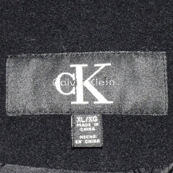 Vintage Calvin Klein Pea Coat Wool Size XL - Picture 6 of 7